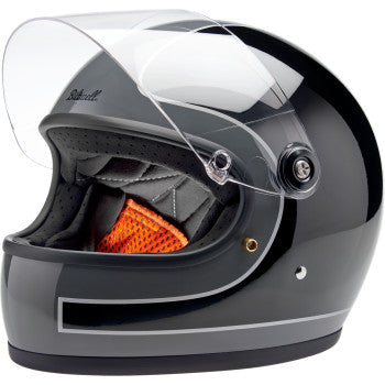 BILTWELL Gringo S Helmet - Tracker - Gloss Storm Gray/Black - 2XL 0101-18385