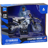 NEW RAY TOYS Yamaha YZ450F Dirt Bike - 1:12 Scale - Cooper Webb #2 58483