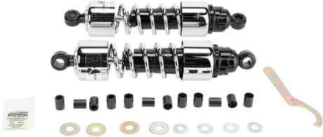 PROGRESSIVE SUSPENSION Shocks - 412 Cruiser Series - Chrome - 12.5" - Standard/Heavy Duty 412-4207C