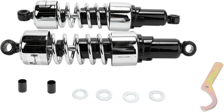 PROGRESSIVE SUSPENSION Shocks - 412 Cruiser Series - Chrome - 14.25" - Heavy Duty 412-4226C