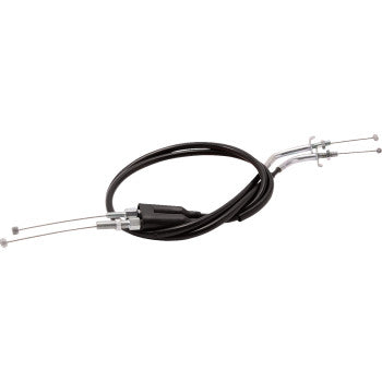 MOTION PRO Black Vinyl Throttle Cable - Push/Pull - +4" - '19-'24 CRF110F 02-0623