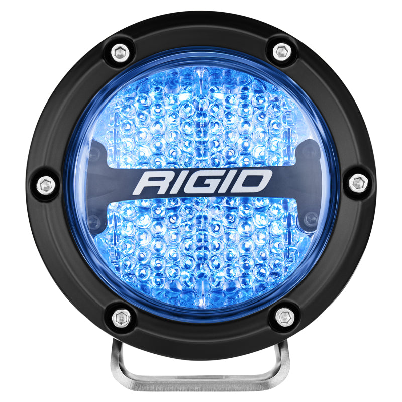 Rigid Industries 360-Series 4in LED Off-Road Diffused Beam - RGBW Backlight (Pair) 36400