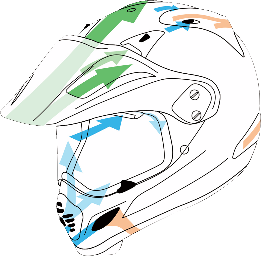ARAI XD-4 Helmet - Africa Twin - XL 0140-0231