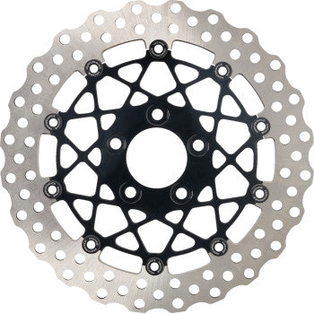 PERFORMANCE MACHINE (PM) Disc Carr Speedstar - 320 mm X .20 FF - Front - Black Anodized 0133-2608S-B