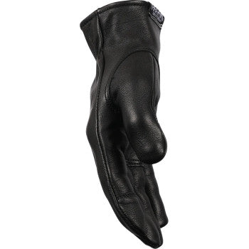 THRASHIN SUPPLY CO. Roper Leather Gloves - Black - Medium TRG-01-09