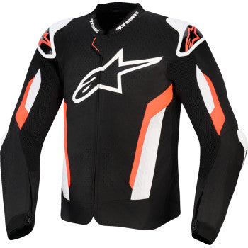 ALPINESTARS T-GP Air Jacket - Black/Red Fluo - Medium 3300626-1030-M