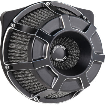 ARLEN NESS Inverted Series Air Cleaner Kit - Beveled - Black 600-225