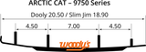 WOODY'S Slim Jim Dooly Runner - 6" - 60 SA6-9750