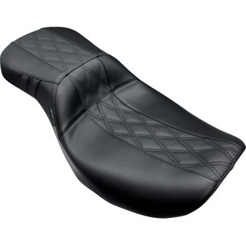 LE PERA Outcast Daddy Long Legs Seat - 2Up - w/o Backrest - GT2 Inlay - FLH/FLT '23-'24 LV-997DLGT2
