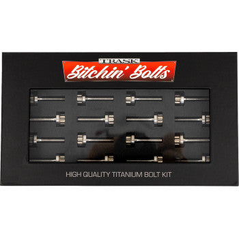 TRASK Bitchin' Bolts Hardware Kit - Titanium - M8 - Rocker Box TM-1050-D