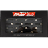 TRASK Bitchin' Bolts Hardware Kit - Titanium - M8 - Rocker Box TM-1050-D