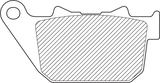 DRAG SPECIALTIES Semi-Metallic Brake Pads - Rear 16-0918SCP