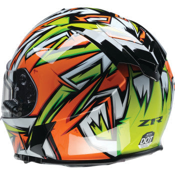 Z1R Warrant Snow Helmet - Neuron - Orange/Green - XL 0101-17227