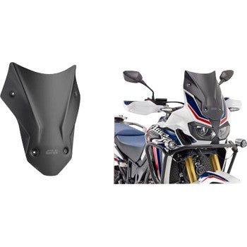GIVI Windshield - Matte Black - CRF1000L D1144BO