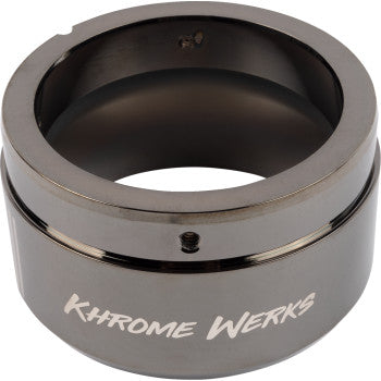 KHROME WERKS 4-1/2" Klassic End Cap - Left Hand - Eclipse 201758P