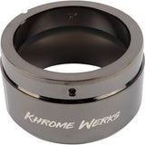 KHROME WERKS 4-1/2" Klassic End Cap - Left Hand - Eclipse 201758P
