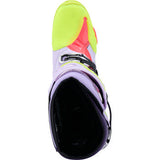 ALPINESTARS Tech 10 Supervented Boots - Purple/Fluorescent Yellow/Diva Pink - US 7 / EU 40.5 2010520-3150-7
