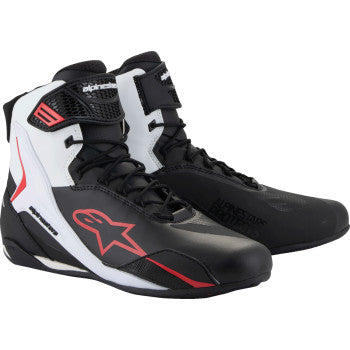 ALPINESTARS Faster-4 Shoes - Black/White/Red - US 11.5 2510425-123-115