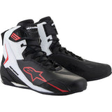 ALPINESTARS Faster-4 Shoes - Black/White/Red - US 13.5 2510425-123-135