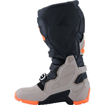 ALPINESTARS Tech 7 Enduro Boots - Black/Warm Gray/Fluorescent Orange - US 9 2010426-1562-9