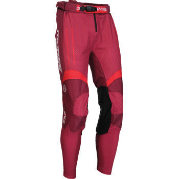MOOSE OFFROAD Alpha One Pants - Burgundy/White - US 38 2901-12033