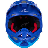 ALPINESTARS Supertech M10 Helmet - Flood - MIPS® - Blue/Black Carbon - Small 8301023-7282-S