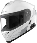 IN STOCK SENA SPECTER SMART FLIP UP HELMET WHITE LG - 843-02172L