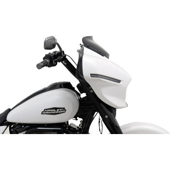 MEMPHIS SHADES Spoiler Windshield - 2" - Dark Black Smoke - FLHX MEP88610
