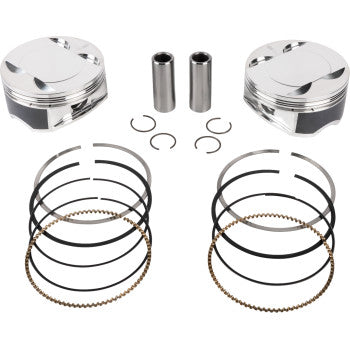 JE PISTONS Piston Kit - 4.255" Bore - 4.375" Stroke - 11.5:1 CR - 107" M8 399155