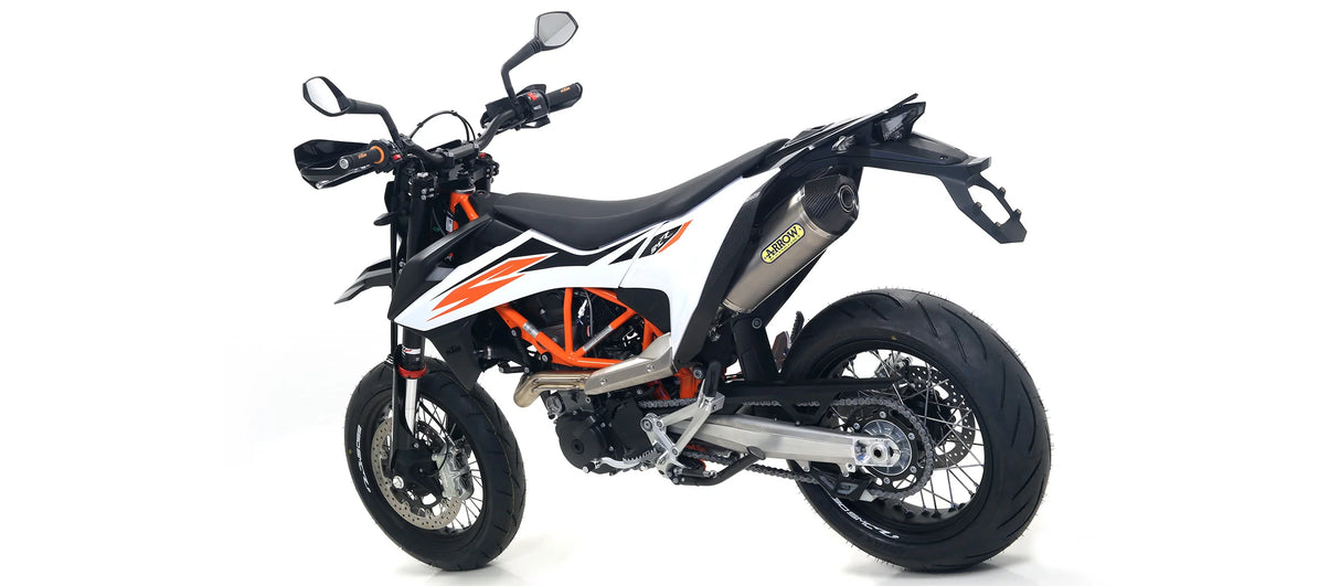 Arrow KTM 690 SMC/ENDURO R LC4 9-24  Race-Tech Titanium Slip On With Carbon End Cap 72624pk