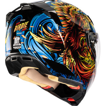 ICON Threshold™ Modular Helmet - Burn Birdie Burn - Blue - XL 0100-2725
