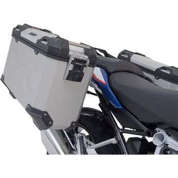 SW-MOTECH TRAX ADV Aluminum Case System - Silver - BMW R 1200/1250 R '14-'24 KFT.07.573.70000/S