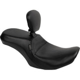 LE PERA Outcast Seat - With Backrest - Plain - FLH/FLT '23-'24 LV-997BR