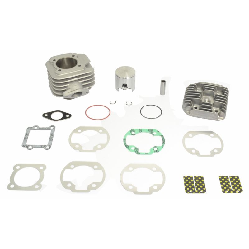 Athena 96-98 Aprilia 50 47.6mm Bore 80cc 12mm Pin Long Stroke Big Bore Cylinder Kit w/Head 074700/1
