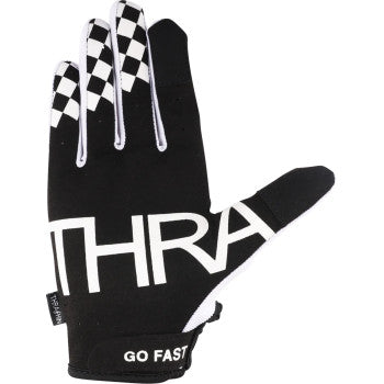 THRASHIN SUPPLY CO. Go Fast Stealth Gloves - White - Medium SV1-10-09