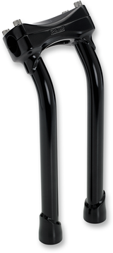 BILTWELL Risers - Murdock - Pullback - 12" - Black 6404-201-12