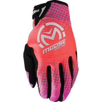 MOOSE RACING SX1™ Gloves - Pink/Purple/Teal - Small 3330-8072