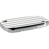 JOKER MACHINE Master Cylinder Cover - Hydraulic Clutch - Finned - Chrome 08-012C
