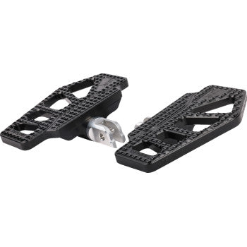 THRASHIN SUPPLY CO. Apex Mini Floorboards - Front - Black TSC-2217-1-SF