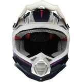 MOOSE OFFROAD MR3 Helmet - F.A.F. - White/Navy/Pink - Large 0110-8950