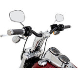 PERFORMANCE MACHINE (PM) Phatbar & Riser Kit - Internal Wiring/Gauge Mount Holes - 9" - Chrome 0208-2195M-CH