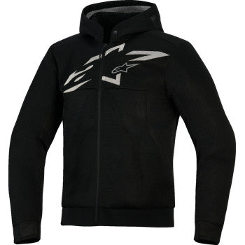 IN STOCK ALPINESTARS Chrome Super Airflow Hoodie - Black/Dark Gray/White - Small 4200226-102-S