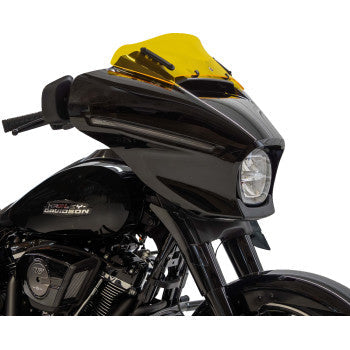 KLOCK WERKS Kolor Flare™ Windshield - 6-1/2" - Yellow - FLHX KWW-01-0743