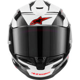 ALPINESTARS Helmet S-R7 A-Core Bk/Wh/Rd Gloss Ece06/Dot M 8203426-1353-M