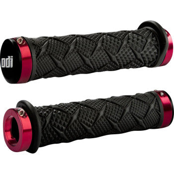 ODI Grips - Xtreme - Lock-On - Black/Red J30XTB-R