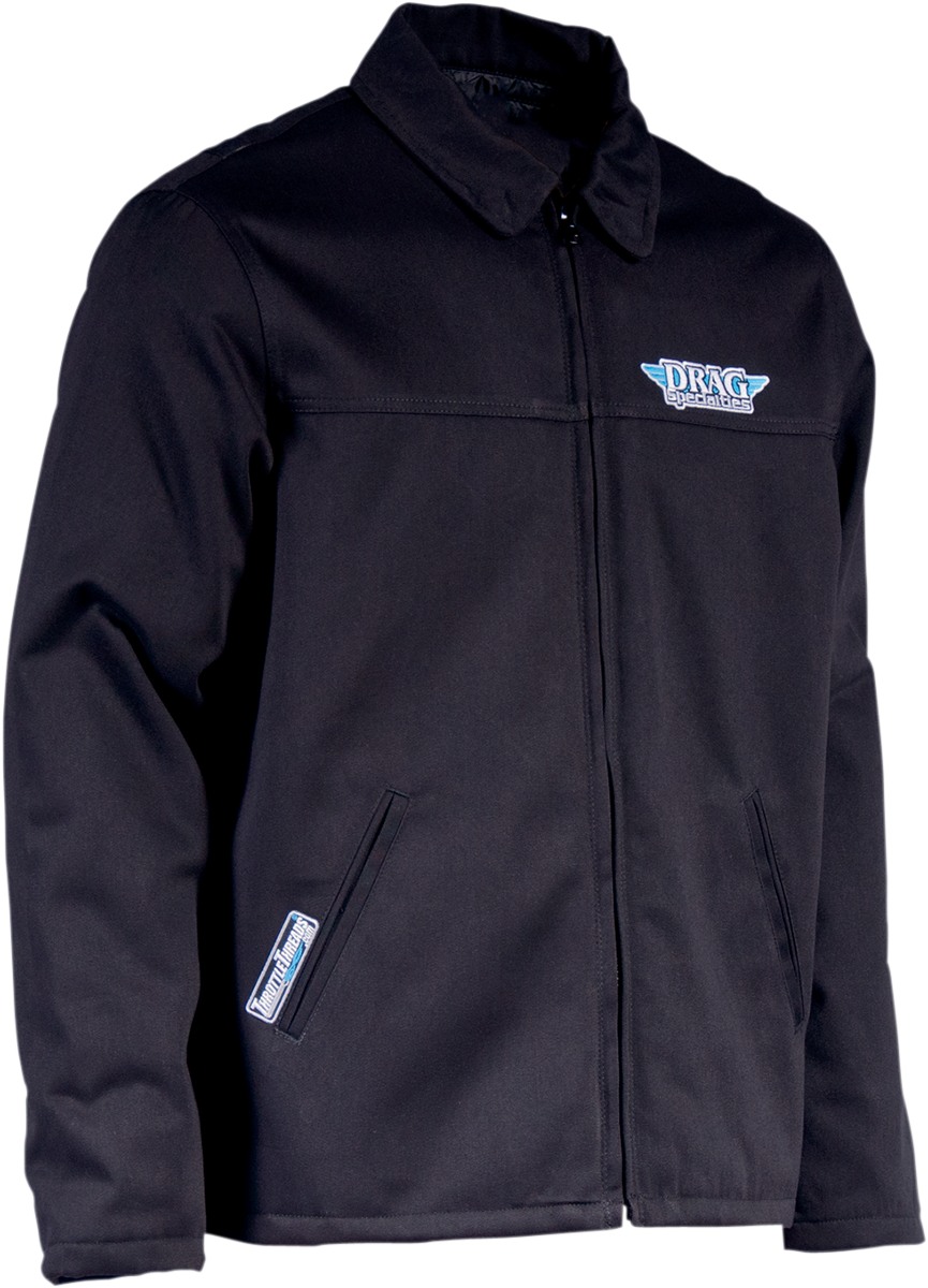THROTTLE THREADS Drag Specialties Shop Jacket - Black - 2XL DRG19J28BK2R