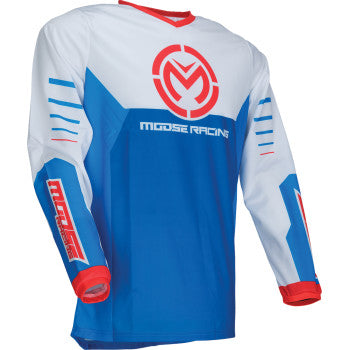 MOOSE RACING Qualifier® Jersey - Red/White/Blue - Large 2910-8177