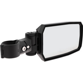 SEIZMIK Mirrors - Trailrider - Side View - Rectangle - Black - 1.75" ROPS - Pair 56-90093KIT