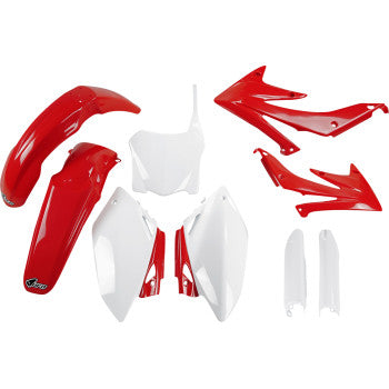 UFO Body Kit - OEM Red/White - Honda - CRF '08 HOKIT110BF@999
