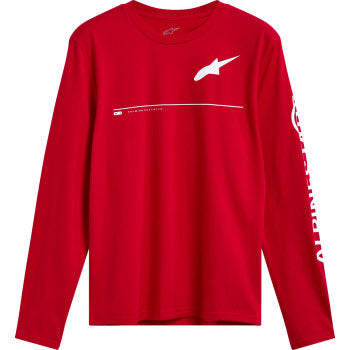 ALPINESTARS Committed Long-Sleeve CSF T-Shirt - Red - Medium 1215-71200-30-M